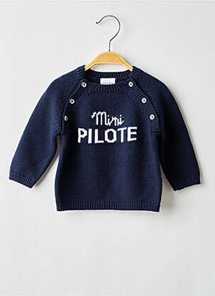 Pull bleu CARREMENT BEAU garçon