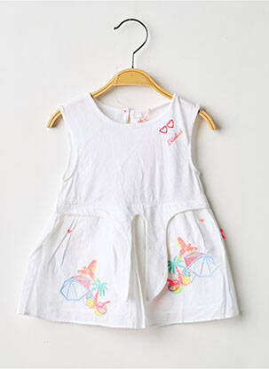 Robe mi-longue blanc BILLIEBLUSH fille