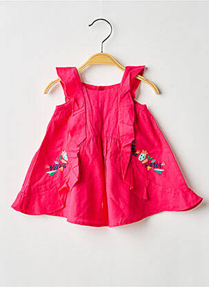 Robe mi-longue rose CATIMINI fille