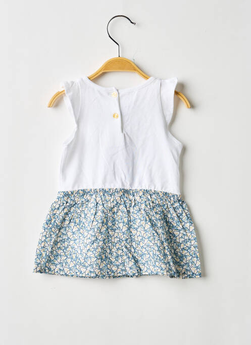 Robe mi-longue sans manche sans manche blanc ABSORBA fille