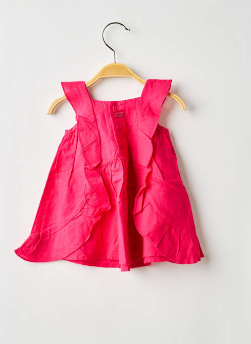 Robe mi-longue sans manche sans manche rose CATIMINI fille