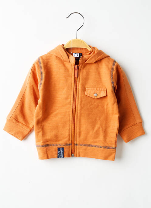 Veste casual poches orange 3 POMMES garcon