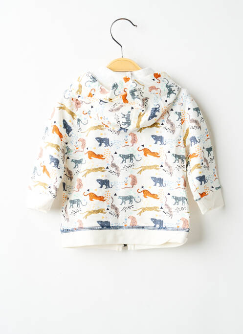 Veste casual poches blanc 3 POMMES garcon