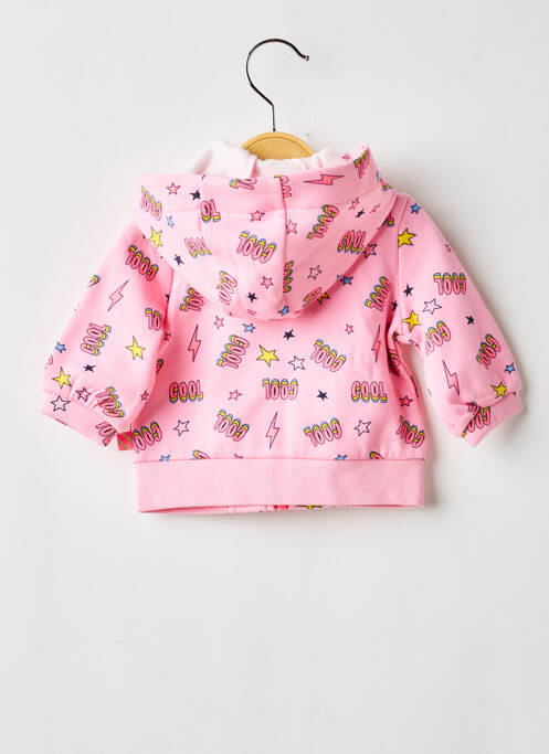 Veste casual col rond rose BILLIEBLUSH fille