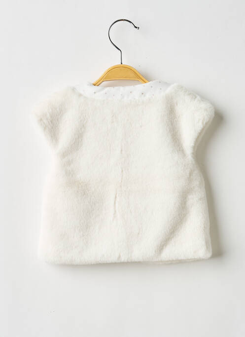 Veste casual fermeture boutonnée sur le devant beige CARREMENT BEAU fille