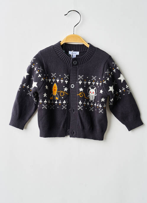 Gilet manches longues gris ABSORBA garçon