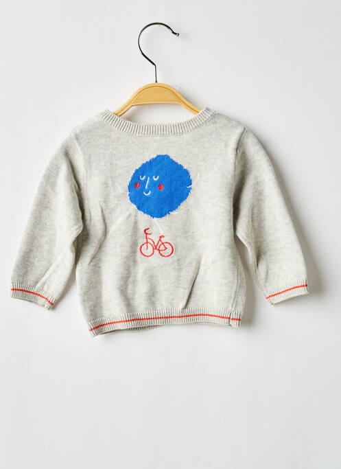 Gilet manches longues gris ABSORBA garçon