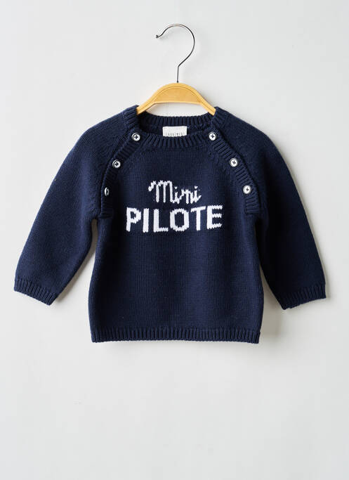 Pull bleu CARREMENT BEAU garçon