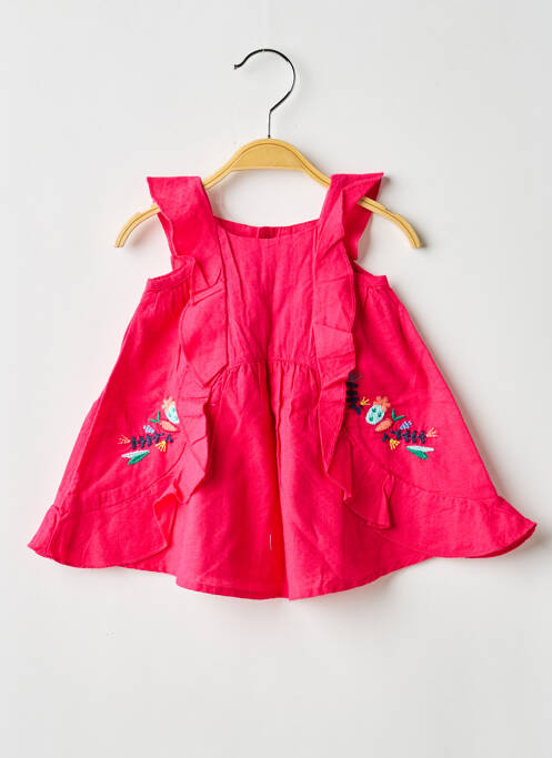 Robe mi-longue rose CATIMINI fille