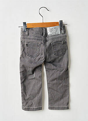 Jeans coupe droite stretch gris 3 POMMES garçon