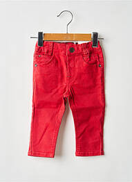 Jeans coupe slim taille élastique taille élastique rouge CATIMINI garcon