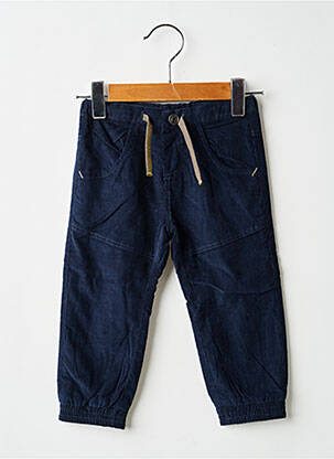 Pantalon droit poches taille ajustable bleu 3 POMMES garcon