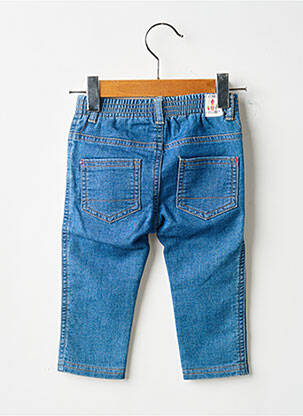 Jeans coupe slim stretch taille élastique bleu CATIMINI garçon