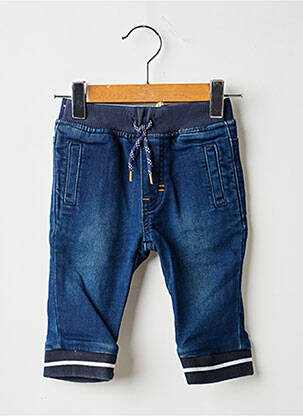 Jeans coupe slim poches taille élastique bleu TIMBERLAND garçon