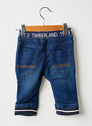 Jeans coupe slim poches taille élastique bleu TIMBERLAND garçon