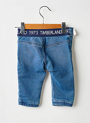 Jeans coupe slim stretch taille élastique bleu TIMBERLAND garçon