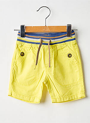 Bermuda tissage popeline taille élastique jaune CATIMINI garcon