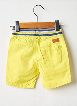Bermuda tissage popeline taille élastique jaune CATIMINI garçon