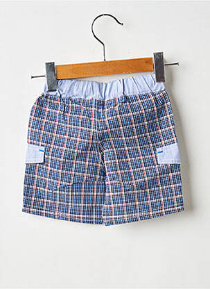 Short poches taille élastique bleu ABSORBA garçon