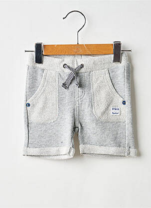 Short stretch taille élastique gris 3 POMMES garcon