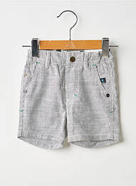 Short tissage popeline taille ajustable blanc CATIMINI garcon