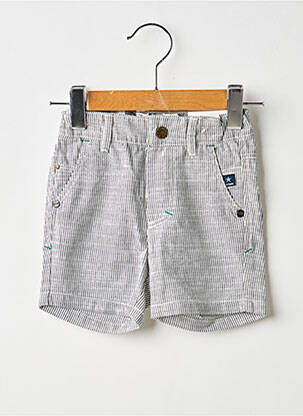 Short tissage popeline taille ajustable blanc CATIMINI garcon