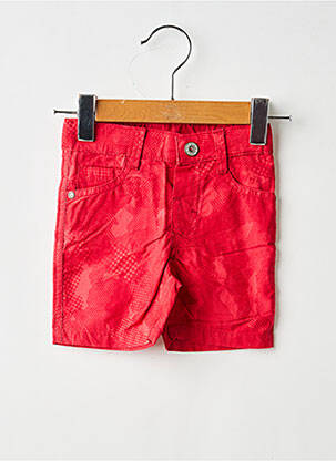 Bermuda rouge 3 POMMES garçon