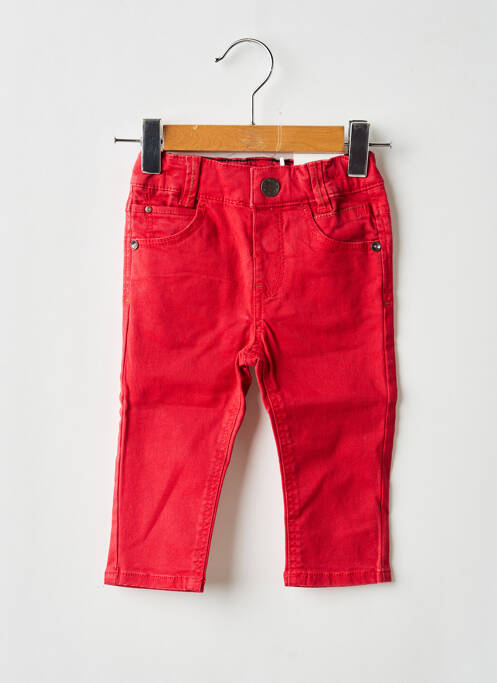 Jeans coupe slim taille élastique taille élastique rouge CATIMINI garcon