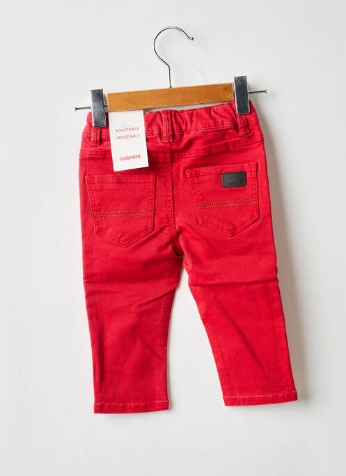 Jeans coupe slim taille élastique taille élastique rouge CATIMINI garcon