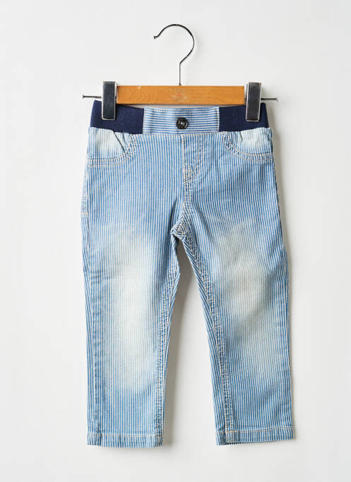 Jeans coupe slim taille élastique taille élastique bleu 3 POMMES garcon