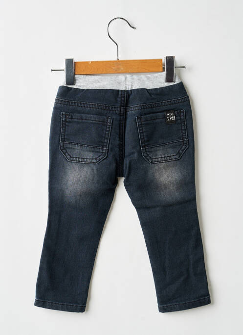 Jeans coupe slim taille élastique taille élastique noir 3 POMMES garcon