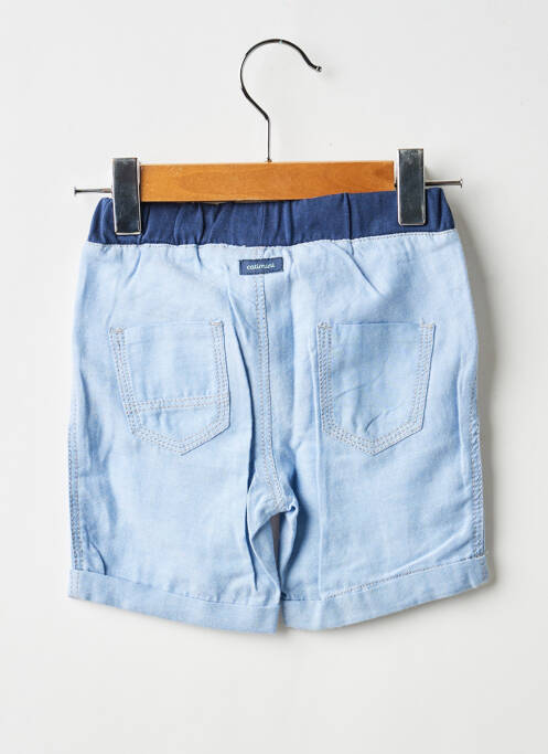 Short tissage popeline taille élastique bleu CATIMINI garcon