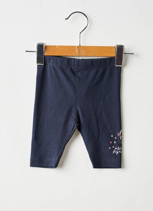 Legging sérigraphie bleu 3 POMMES fille