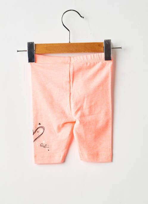Legging sérigraphie taille élastique rose 3 POMMES fille