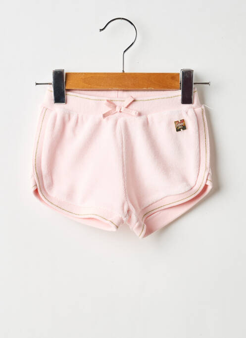 Short stretch taille élastique rose CARREMENT BEAU fille