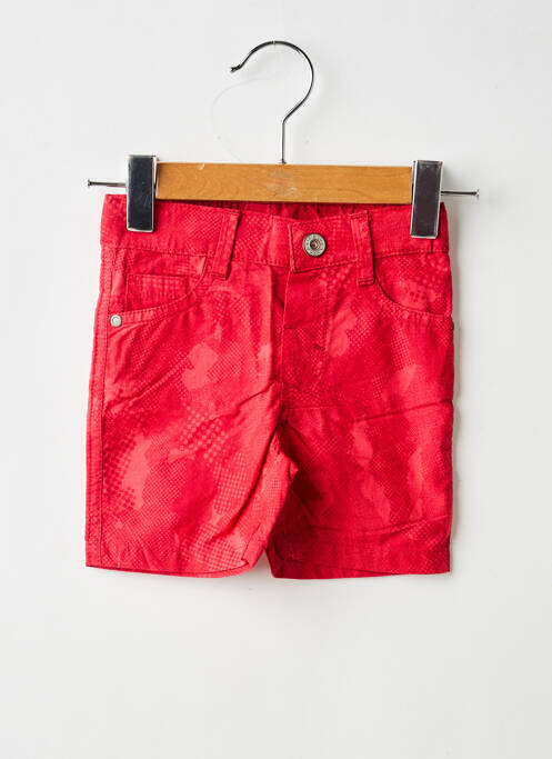 Bermuda rouge 3 POMMES garçon