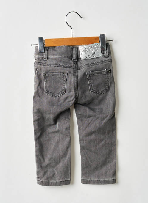 Jeans coupe droite gris 3 POMMES garçon