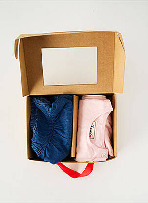 Ensemble short type de haut chemise / blouse rose LEVI'S fille