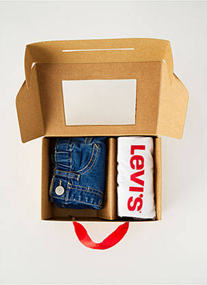 Ensemble short coupe droite bleu LEVI'S garçon