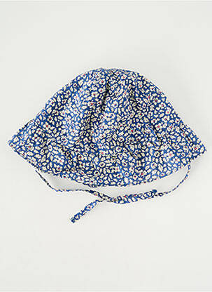 Chapeau imprimé fleurs bleu ABSORBA fille