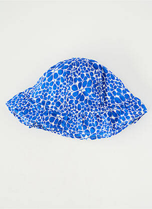 Chapeau tissage popeline bleu ABSORBA fille