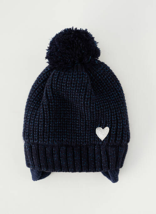 Bonnet bleu 3 POMMES fille