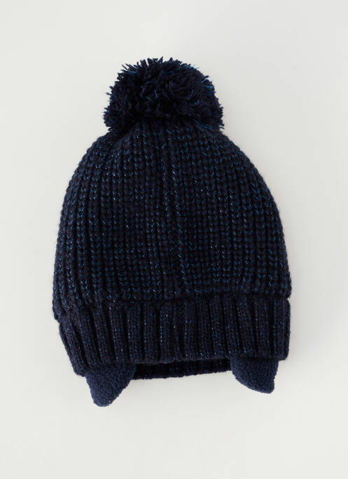 Bonnet bleu 3 POMMES fille