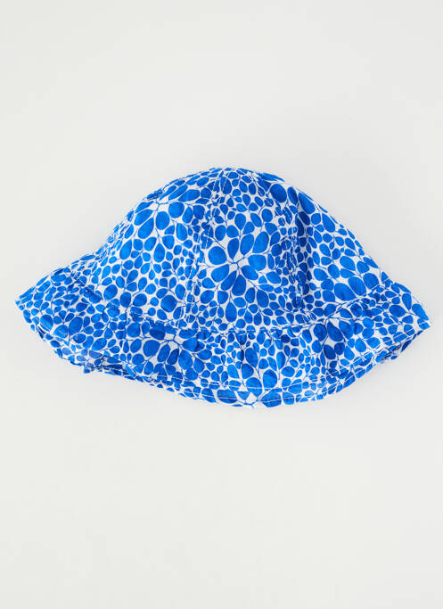Chapeau tissage popeline bleu ABSORBA fille