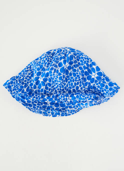 Chapeau tissage popeline bleu ABSORBA fille