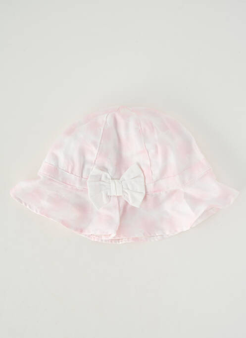 Chapeau tissage popeline rose ABSORBA fille