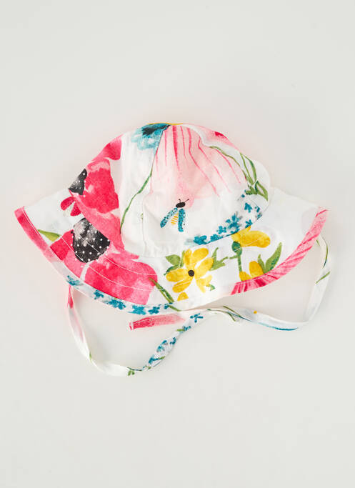Chapeau imprimé fleurs rose CATIMINI fille