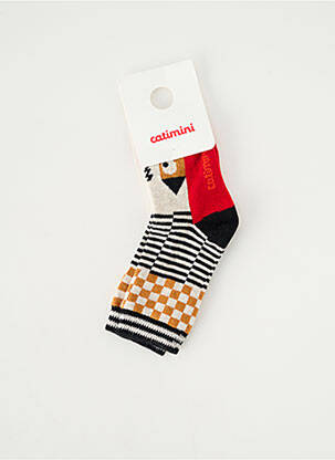 Chaussettes tissage jersey rouge CATIMINI garçon