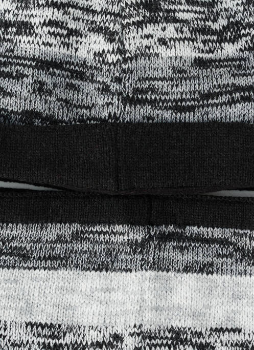 Bonnet imprimé fantaisie gris 3 POMMES garcon