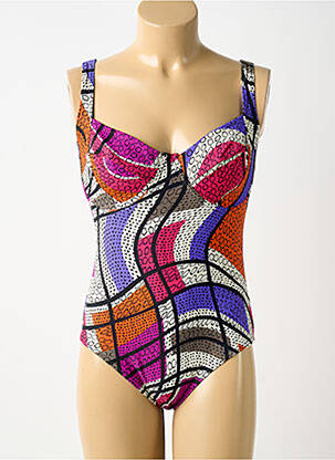 Maillot de bain 1 pièce rose ROSE POMME femme